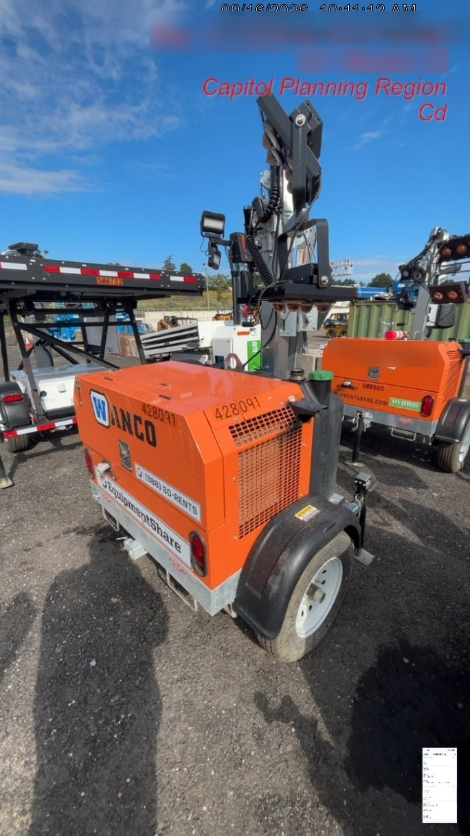 2024 Wanco WLTT-4MM4K Diesel, Deep Sea Controller, Shore Power Plug, Auto Start, (4) 350W LED Floodlights, 4kW Generator, 60 Gal Fuel Tank, 2" Ball, T3