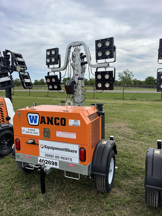 2024 Wanco WLTT-4MM4K Diesel, Deep Sea Controller, Shore Power Plug, Auto Start, (4) 350W LED Floodlights, 4kW Generator, 60 Gal Fuel Tank, 2" Ball, T3