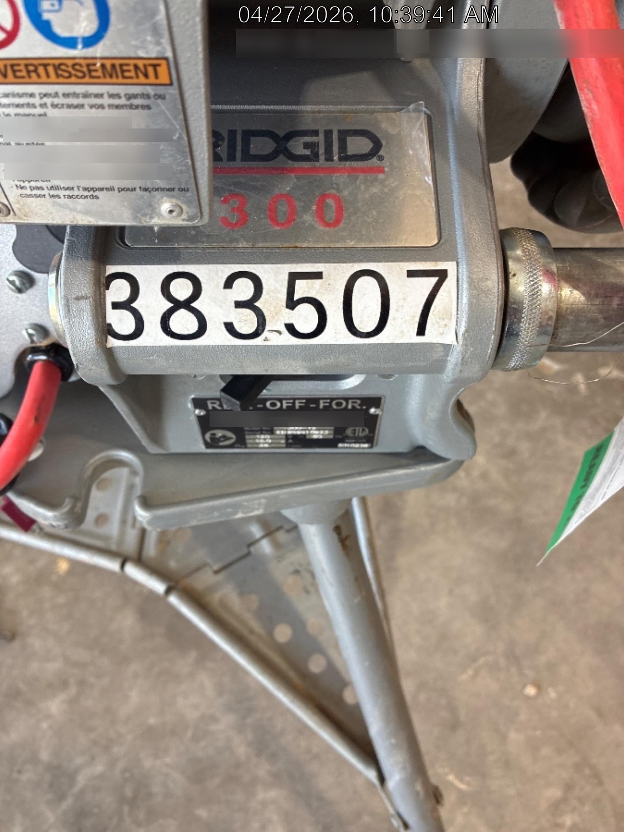 2023 RIDGID 300