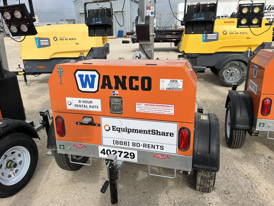 2024 Wanco WLTT-4MM4K Diesel, Deep Sea Controller, Shore Power Plug, Auto Start, (4) 350W LED Floodlights, 4kW Generator, 60 Gal Fuel Tank, 2" Ball, T3