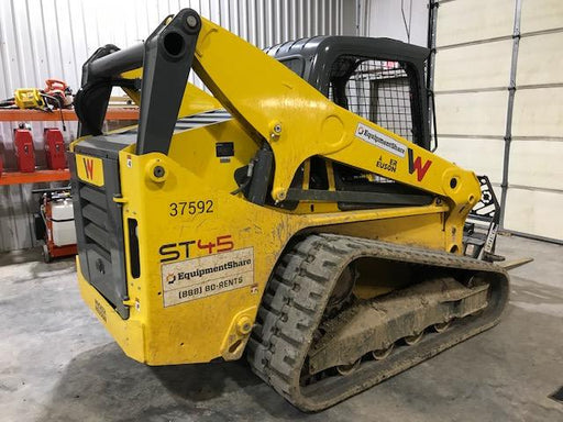 2019 Wacker Neuson ST45 Open Canopy, ISO, Bucket Leveling, Cyclonic Engine Pre-Cleaner, Back-Up Camera 75" bucket w/smooth BOE