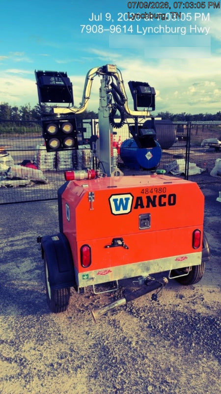 2025 Wanco WLTT-4MM4K Diesel, Mitsubishi L2E, 9.0HP @1800 rpm, Deep Sea Controller, Shore Power Plug, Auto Start, (4) 350W LED Floodlights, 4kW Generator, 60 Gal Fuel Tank, 2" Ball, T3