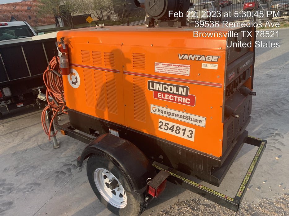 2022 Lincoln Electric Vantage 549X Crosslink Technology, Trailer Mounted, ES Decals, T3