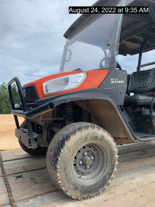 Kubota RTV-X1140W-H 4wd Utility Cart, 4 Seat, Diesel, LED Strobe, Windshield Tempered Glass, Plastic Canopy, Wire Harness Kit, Backup Alarm