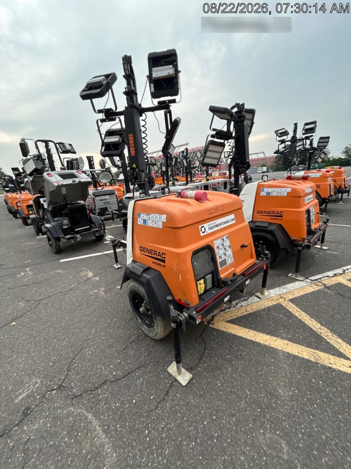 2023 Generac MLT2 Diesel, Flex Switch 120V Input, Powerzone Controller, (4) 320W LED Lights, 4kW Generator, 39.9 Gal Fuel Tank, 2" Ball, T3