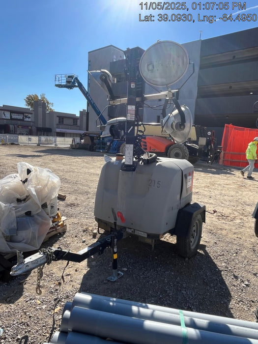 2019 Wacker Neuson LTV6L-MH Wacker Neuson LTV6L Mobile Light Tower w/Fuel Level Sensor Installed
