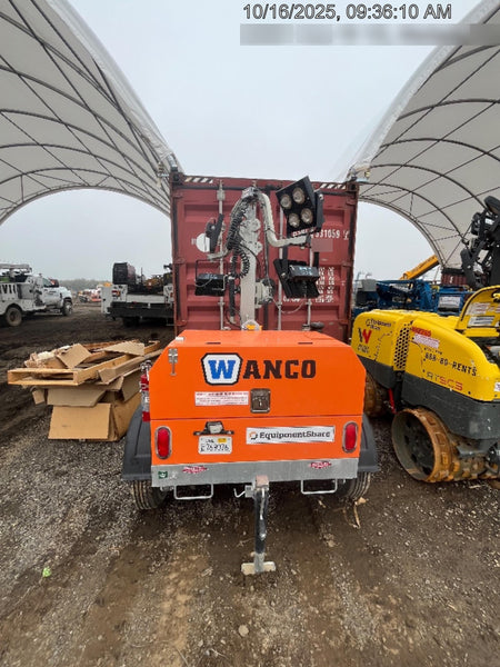 2024 Wanco WLTT-4MM4K Diesel, Deep Sea Controller, Shore Power Plug, Auto Start, (4) 350W LED Floodlights, 4kW Generator, 60 Gal Fuel Tank, 2" Ball, T3
