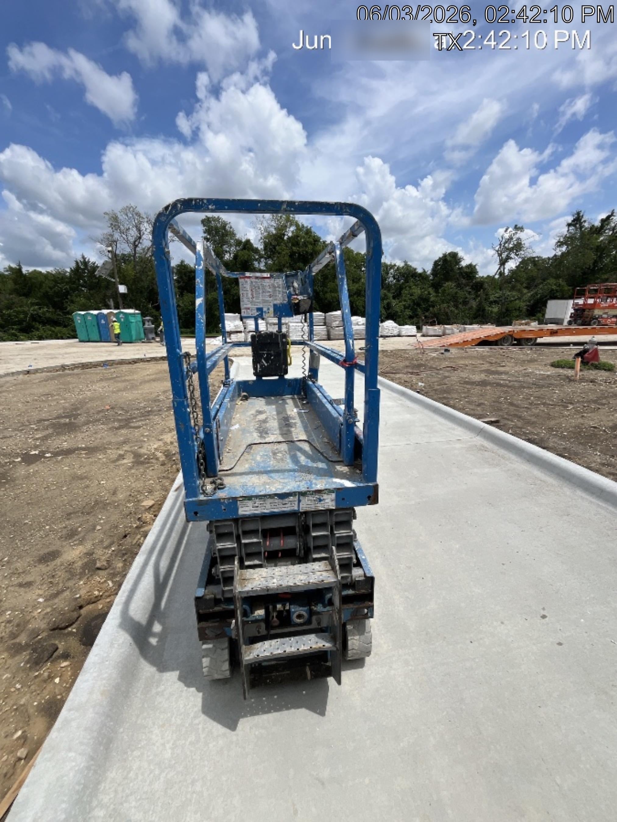 2019 Genie GS-1930 Fixed Rails with Chain Entry