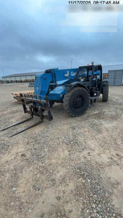 2018 Genie GTH-844 Genie GTH-844D w/Open ROPS, Solid Tires, Work Light/Beacon, 60" Carriage and Forks