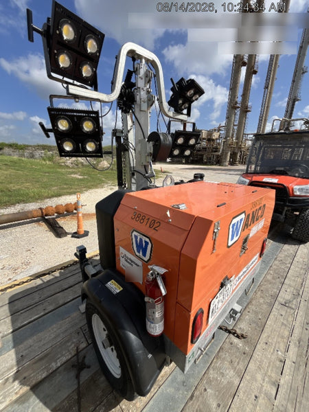 2024 Wanco WLTT-4MM4K Diesel, Deep Sea Controller, Shore Power Plug, Auto Start, (4) 350W LED Floodlights, 4kW Generator, 60 Gal Fuel Tank, 2" Ball, T3