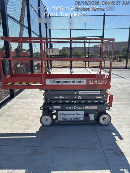 2019 Skyjack SJIII-3219 Standard Options, Trojan Batteries