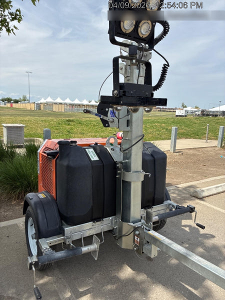 2024 Wanco WLTT-4MM4K Diesel, Deep Sea Controller, Shore Power Plug, Auto Start, (4) 350W LED Floodlights, 4kW Generator, 60 Gal Fuel Tank, 2" Ball, T3
