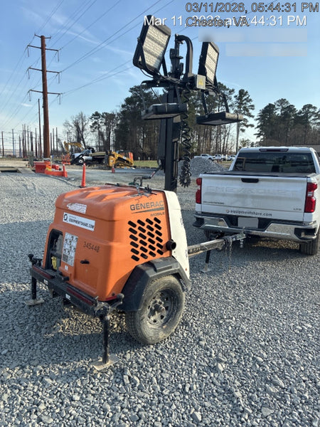 2023 Generac MLT2 Diesel, Flex Switch 120V Input, Powerzone Controller, (4) 320W LED Lights, 4kW Generator, 39.9 Gal Fuel Tank, 2" Ball, T3