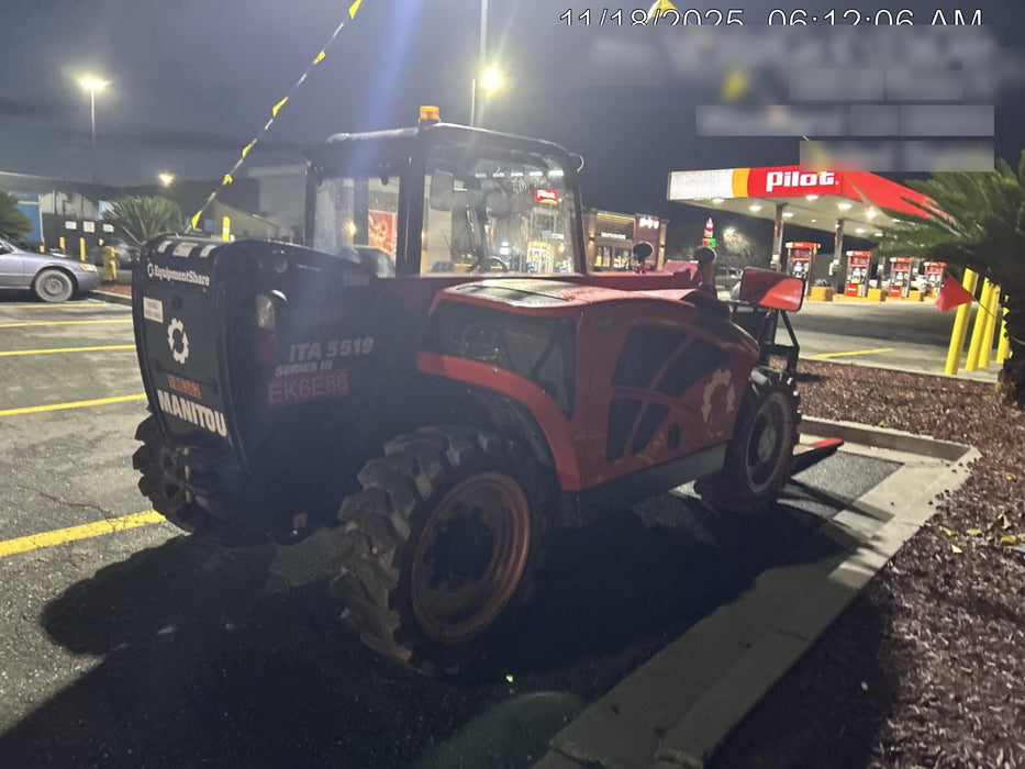 2020 Manitou MTA5519 Canopy, Solid Tires, Work Lights, Beacon, Aux Hydraulics, Back up Alarm, Mirrors, ES Keypad