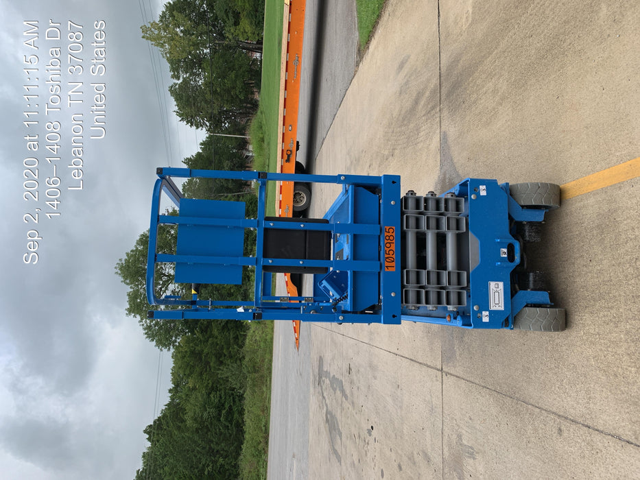 2020 Genie GS-1930 Solid Non Marking Tires, Beacon, Folding rails with half height swing gate