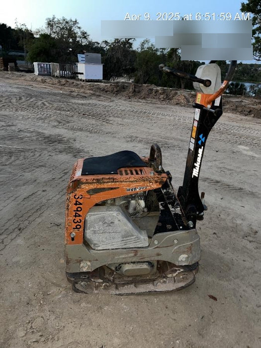 2023 Multiquip MV308GH Honda GX270, 18" Plate, Tachometer