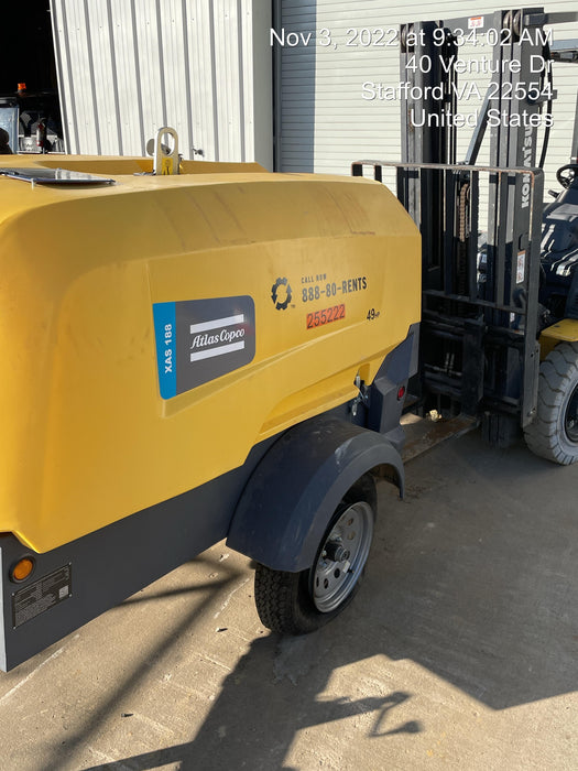 2022 ATLAS COPCO XAS188 CWK