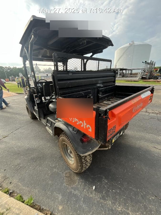 2021 Kubota RTV-X1140W-H Plastic Canopy, Windshield Acrylic Clear, LED Strobe Light, Wire Harness Kit, Back up Alarm