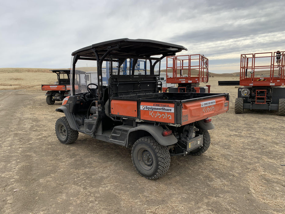 2022 Kubota RTV-X1140W-H Plastic Canopy, Windshield Acrylic Clear, LED Strobe Light, Wire Harness Kit, Back up Alarm