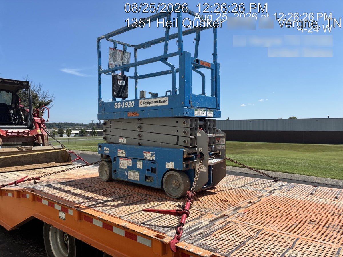 2020 Genie GS-1930 Solid Non Marking Tires, Beacon, Folding rails with half height swing gate