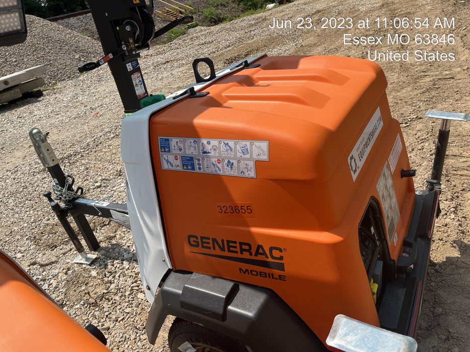 2023 Generac MLT2 Diesel, Flex Switch 120V Input, Powerzone Controller, (4) 320W LED Lights, 4kW Generator, 39.9 Gal Fuel Tank, 2" Ball, T3