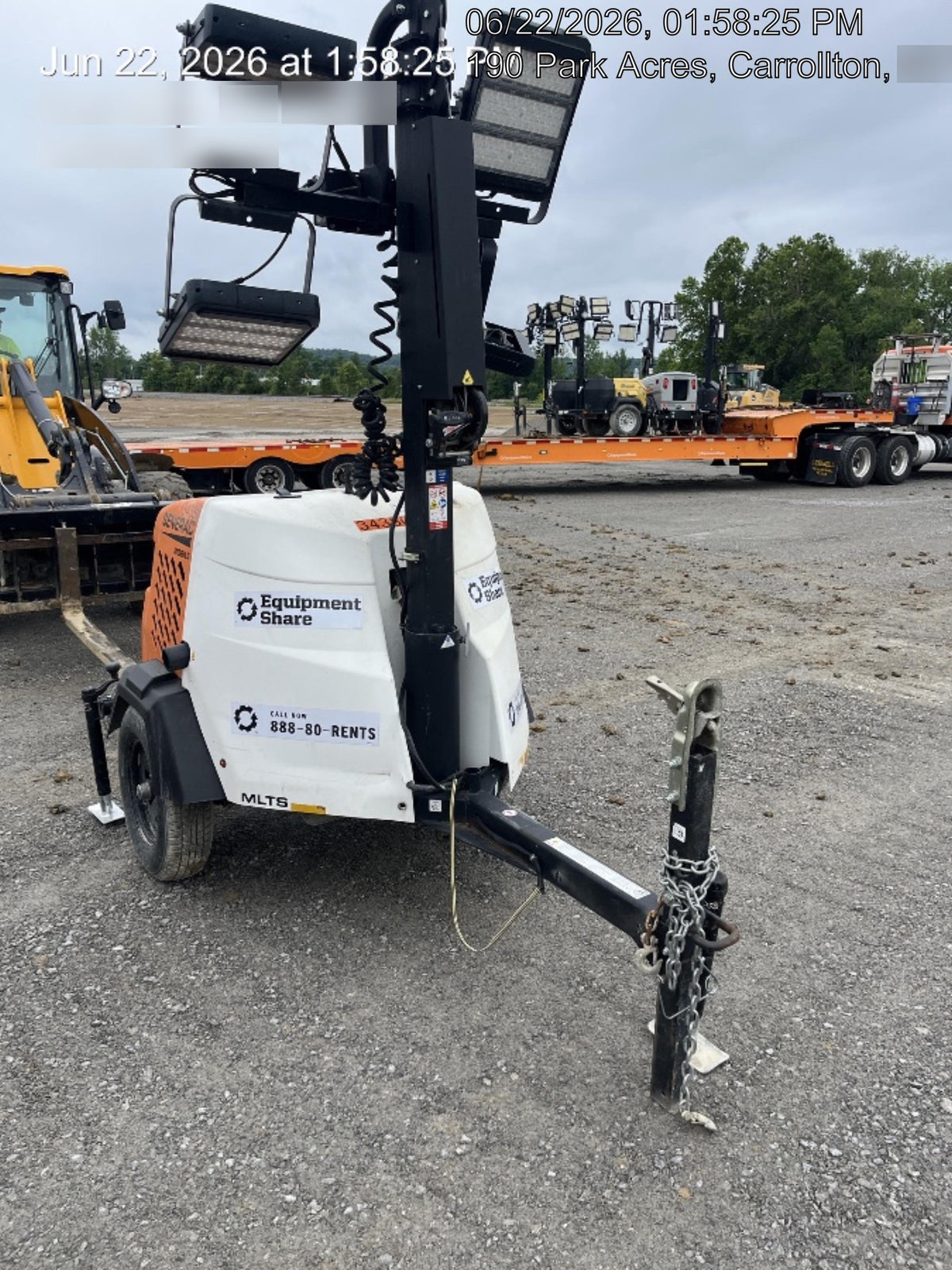 2023 Generac MLT2 Diesel, Flex Switch 120V Input, Powerzone Controller, (4) 320W LED Lights, 4kW Generator, 39.9 Gal Fuel Tank, 2" Ball, T3