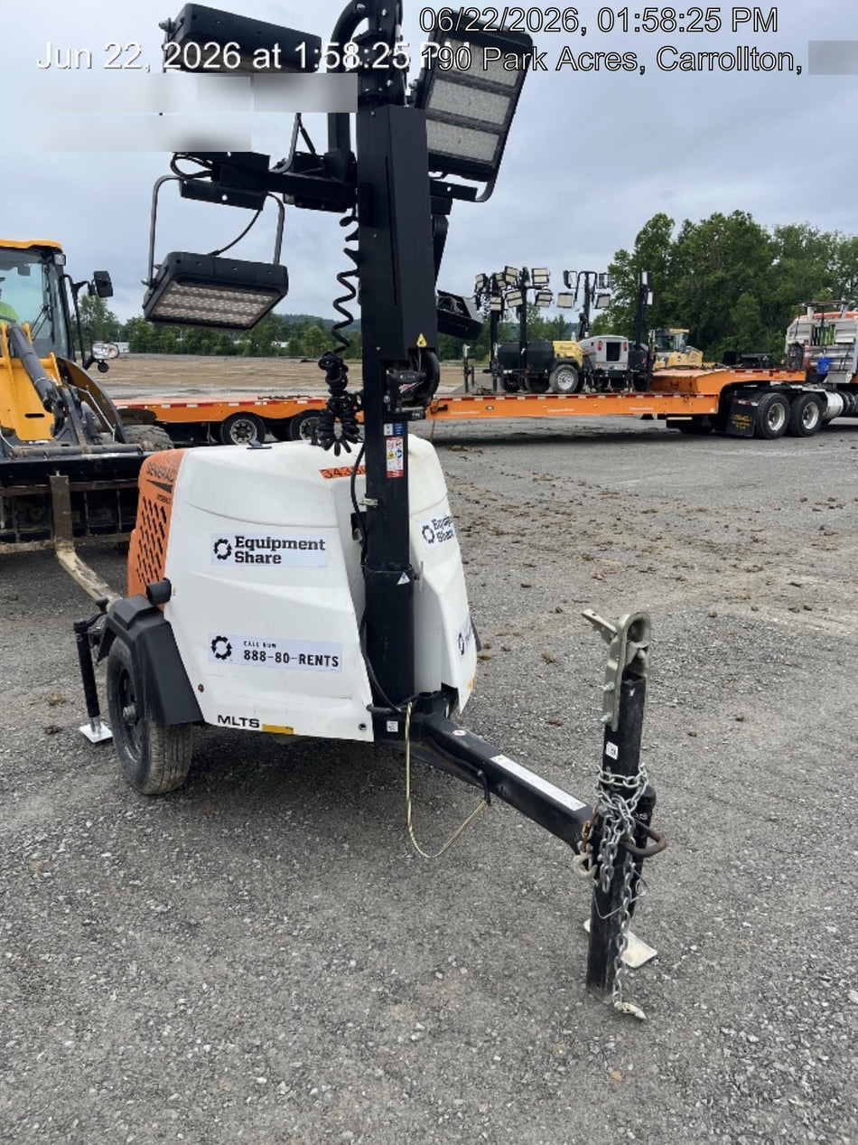 2023 Generac MLT2 Diesel, Flex Switch 120V Input, Powerzone Controller, (4) 320W LED Lights, 4kW Generator, 39.9 Gal Fuel Tank, 2" Ball, T3