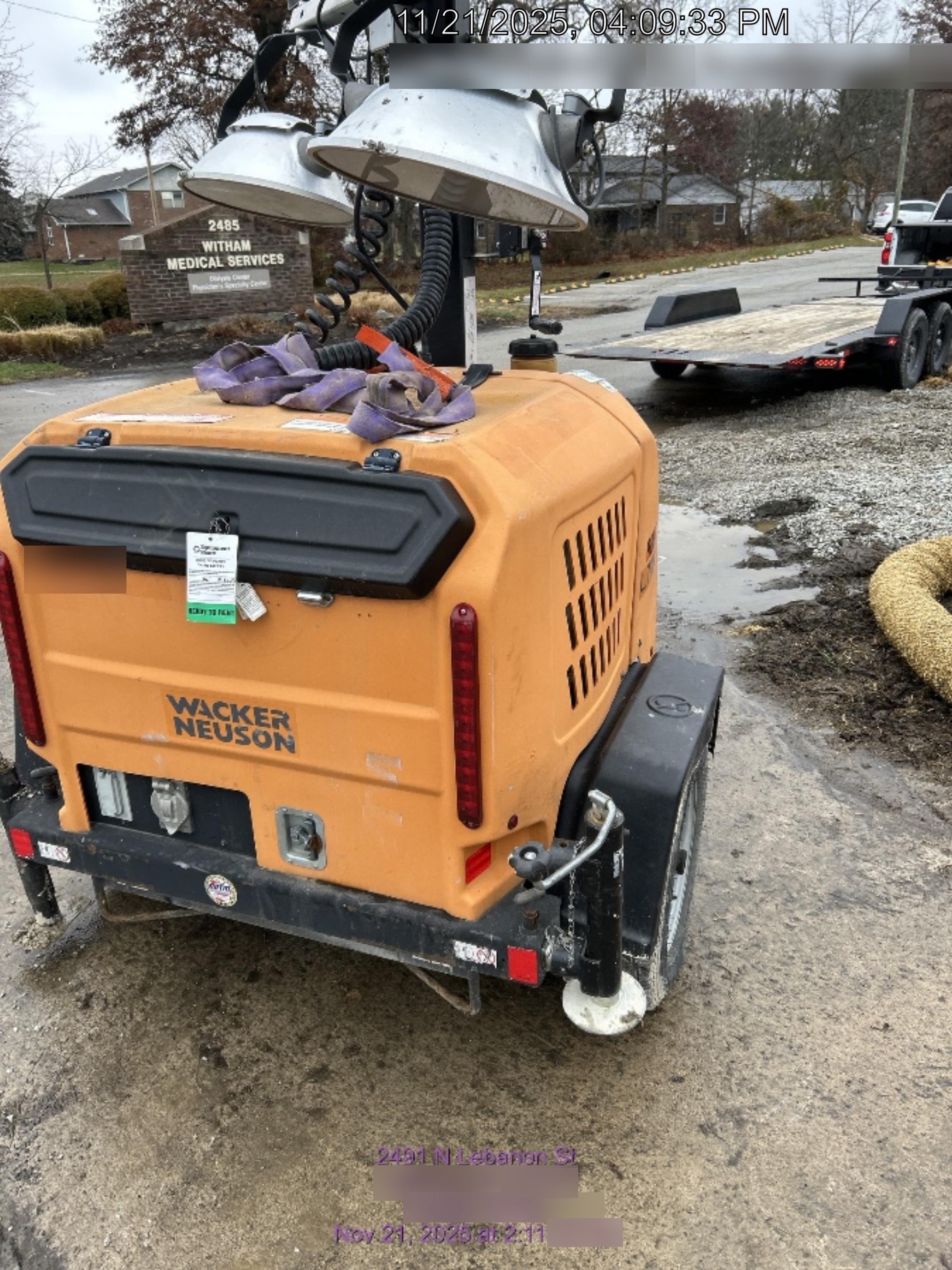 Wacker Neuson LTV6K-MH Ball 2/Pintle 2.5 Combo Hitch Kubota Cold Weather D1X05 Kubota Engine Block Heater D1X05 Telematics EQ SH Kubota