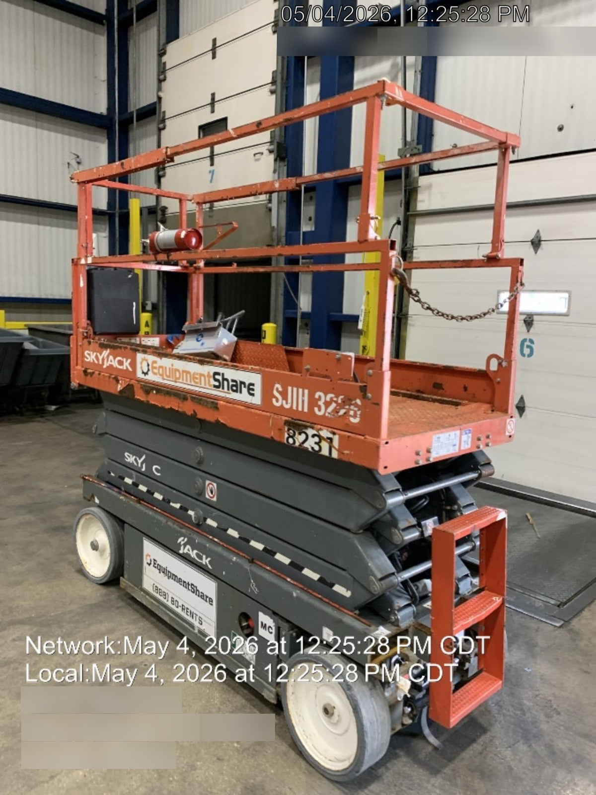2018 Skyjack SJIII-3226 Skyjack SJIII3226 Scissor Lift w/Trojan Batteries