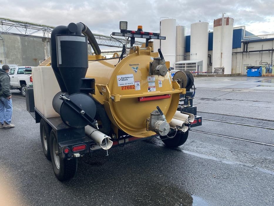 2020 Vermeer VX50-500 49Hp Kubota Diesel - 500 Gal Debris Tank - 1,025 CFM Vacuum Pump, Strong Arm, x2 205 Gal Water Tanks