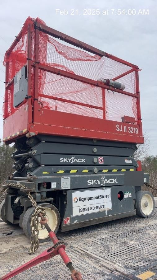 2019 Skyjack SJIII-3219 Standard Options, Trojan Batteries