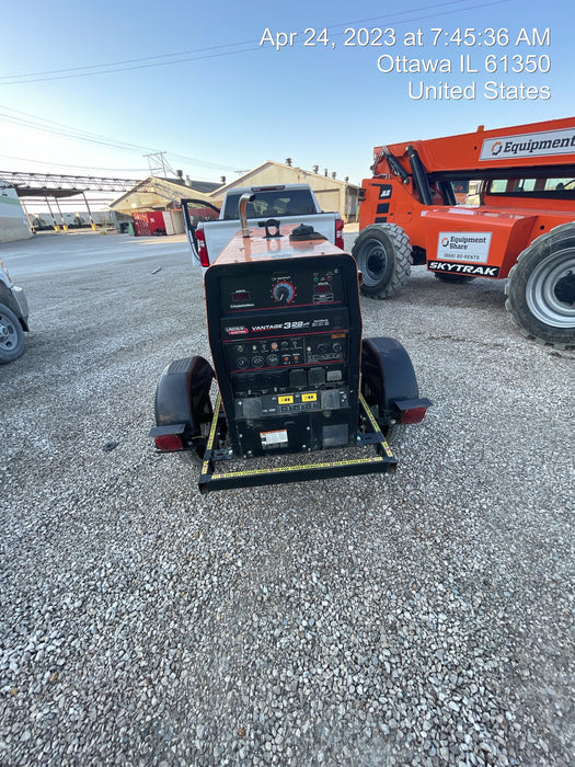 2021 Lincoln Electric Vantage 322 Vantage 322 Ready Pak 3 w/ Decals, ORANGE (includes trailer, cable rack, fender light kit) NO Telematics