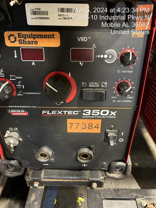 2020 LINCOLN ELECTRIC FLEXTEC 350X