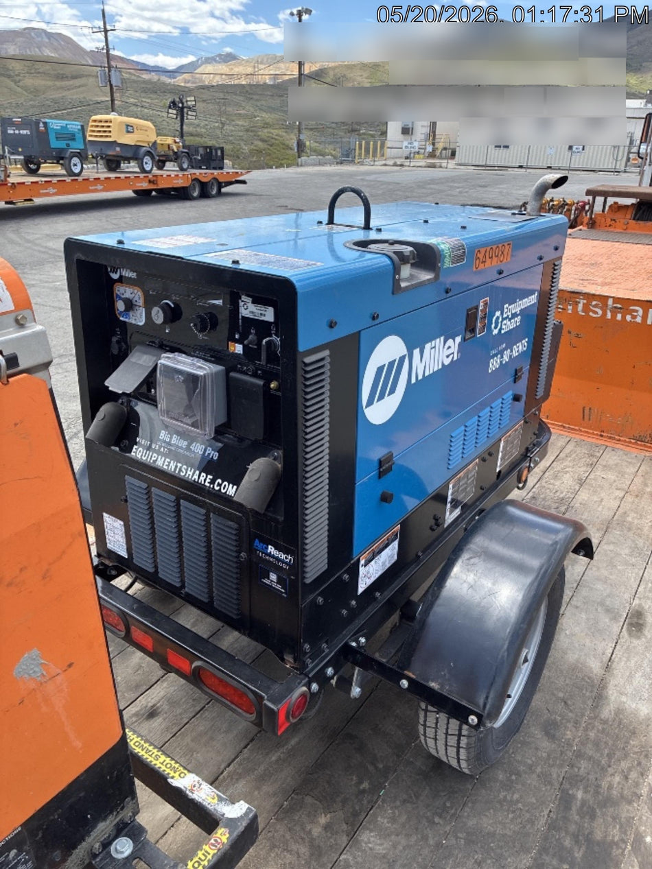2026 MILLER ELECTRIC BIG BLUE 400
