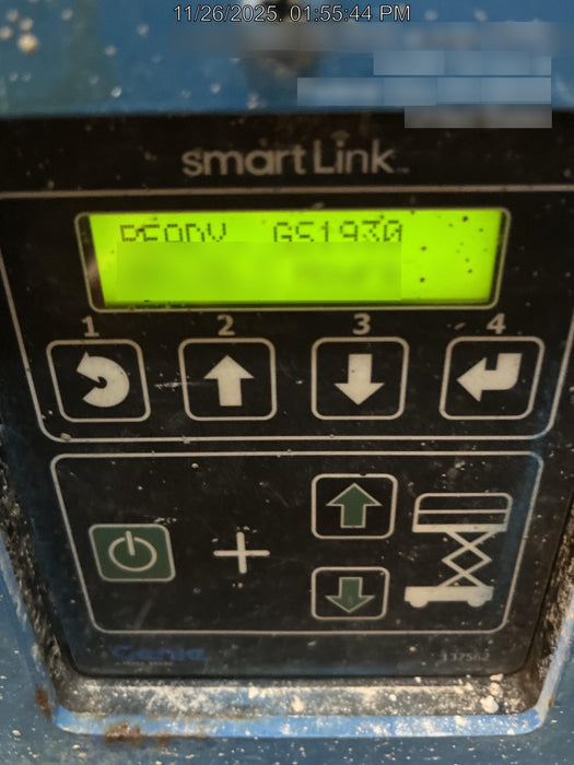 2020 Genie GS-1930 Solid Non Marking Tires, Beacon, Folding rails with half height swing gate, Telematics