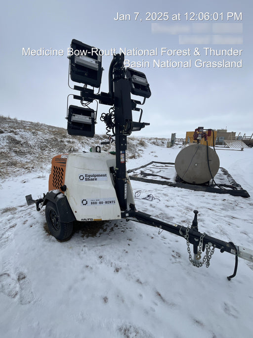 2023 Generac MLT2 Diesel, Flex Switch 120V Input, Powerzone Controller, 
(4) 320W LED Lights, 4kW Generator, 39.9 Gal Fuel Tank, 2" Ball, T3