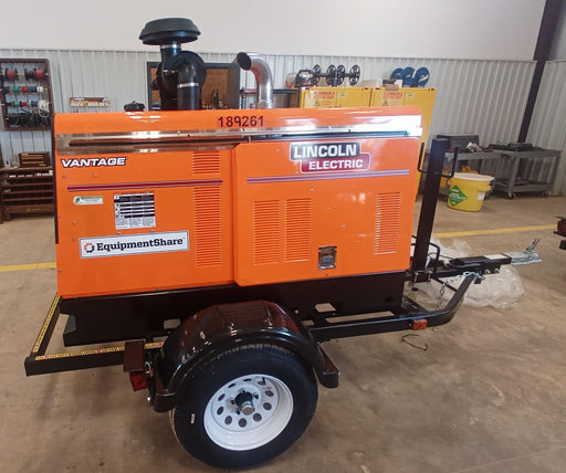 2021 Lincoln Electric Vantage 549X Ready Pak 3, ORANGE (includes trailer, cable rack, fender light kit)