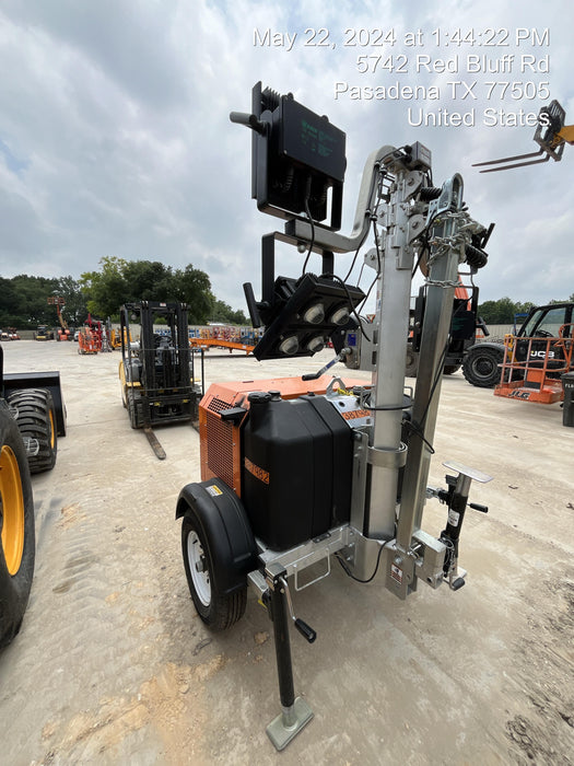 2024 Wanco WLTT-4MM4K Diesel, Deep Sea Controller, Shore Power Plug, Auto Start, (4) 350W LED Floodlights, 4kW Generator, 60 Gal Fuel Tank, 2" Ball, T3