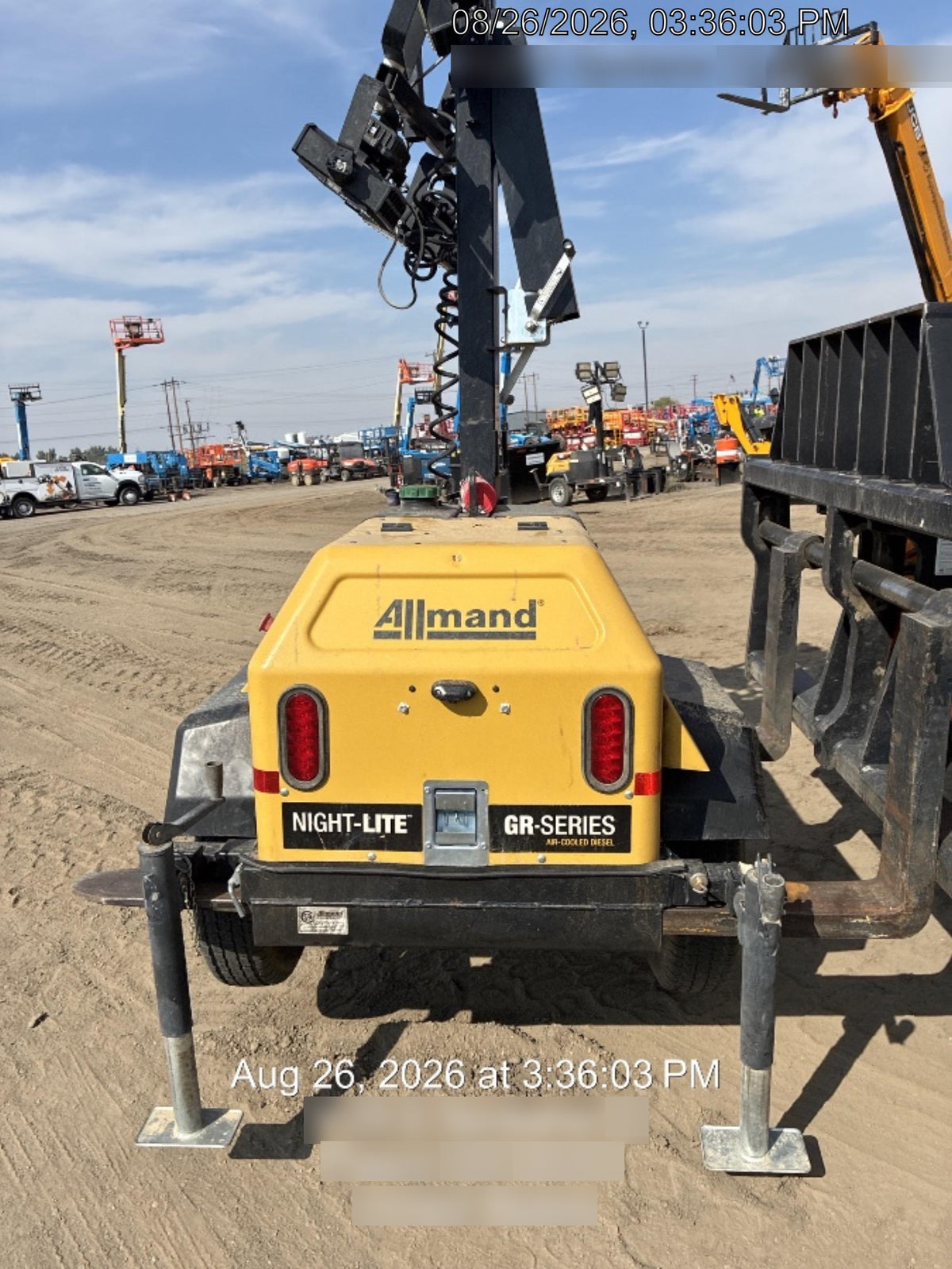Allmand 350 Night-Lite 72-95199 LIGHT TOWER, LED, MOBILE 0020