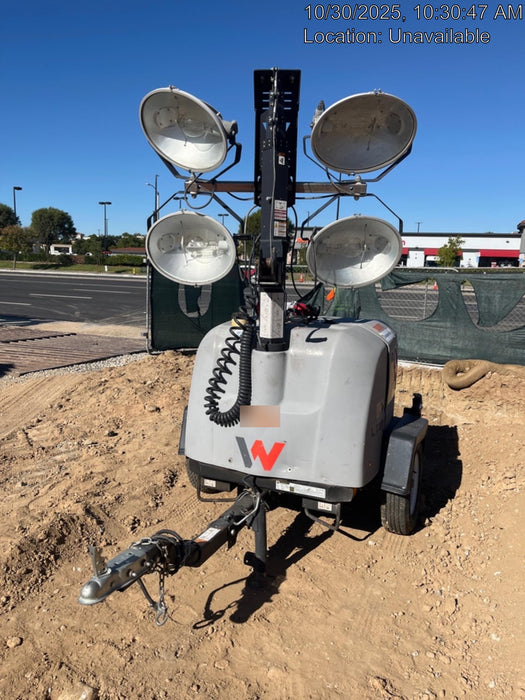 2019 Wacker Neuson LTV6L-MH Wacker Neuson LTV6L Mobile Light Tower w/Fuel Level Sensor Installed