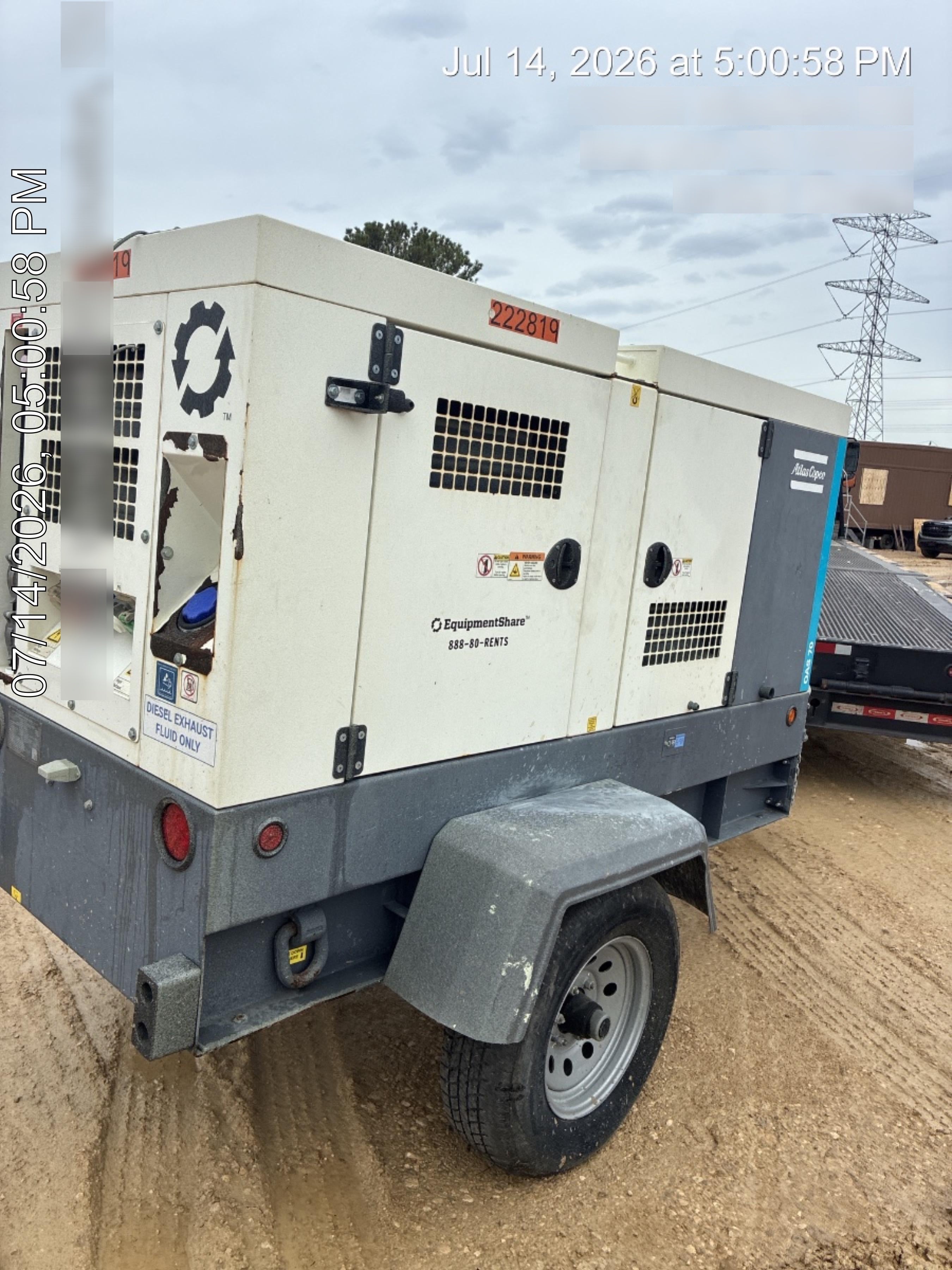 2022 ATLAS COPCO QAS 70