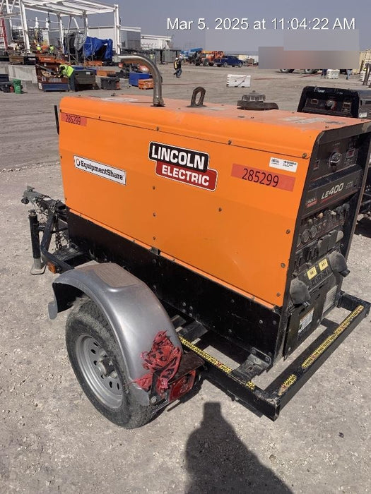 2022 Lincoln Electric LE400 Kubota V1505, Trlr, Cable Rack, Light Kit, ES Decals, T3