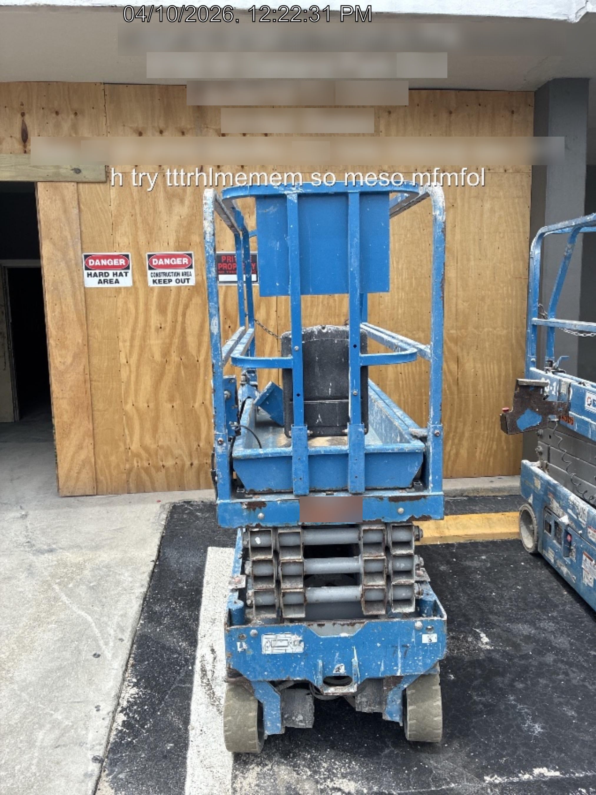 2018 Genie GS-1930 Genie GS-1930 w/Fixed Rail, Chain Entry