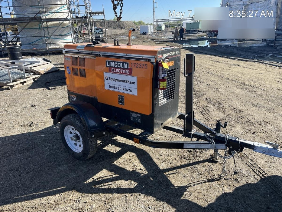 2021 Lincoln Electric Vantage 322 Vantage 322 Ready Pak 3 w/ Decals, ORANGE (includes trailer, cable rack, fender light kit) NO Telematics