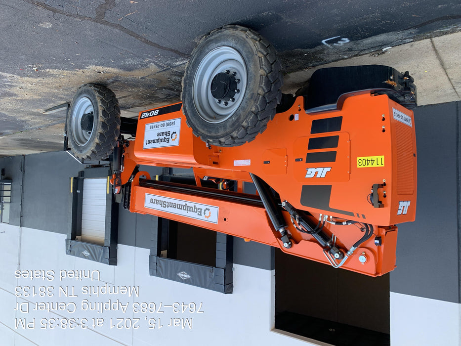 2020 Skytrak 8042 74 Hp, FF Tires, Work Lights, Beacon, Aux Hydraulics, Back up Alarm, Lifting Eye, ES Decals