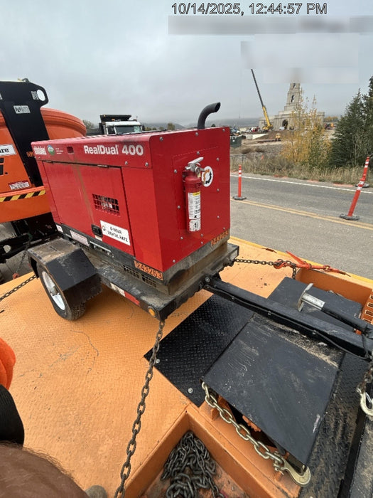 2022 Shindaiwa DGW400MDL Kubota D902 Engine, 23 HP, Dual Op Welder, Wire, Arc, Droop Stick, Tig, and CC Stick Functionality, Simulphase, 3 Phase and 1 Phase Gen Output, Single Axle NB Trlr, Slr Trckl Chrg 12V 12W, Fire Ext