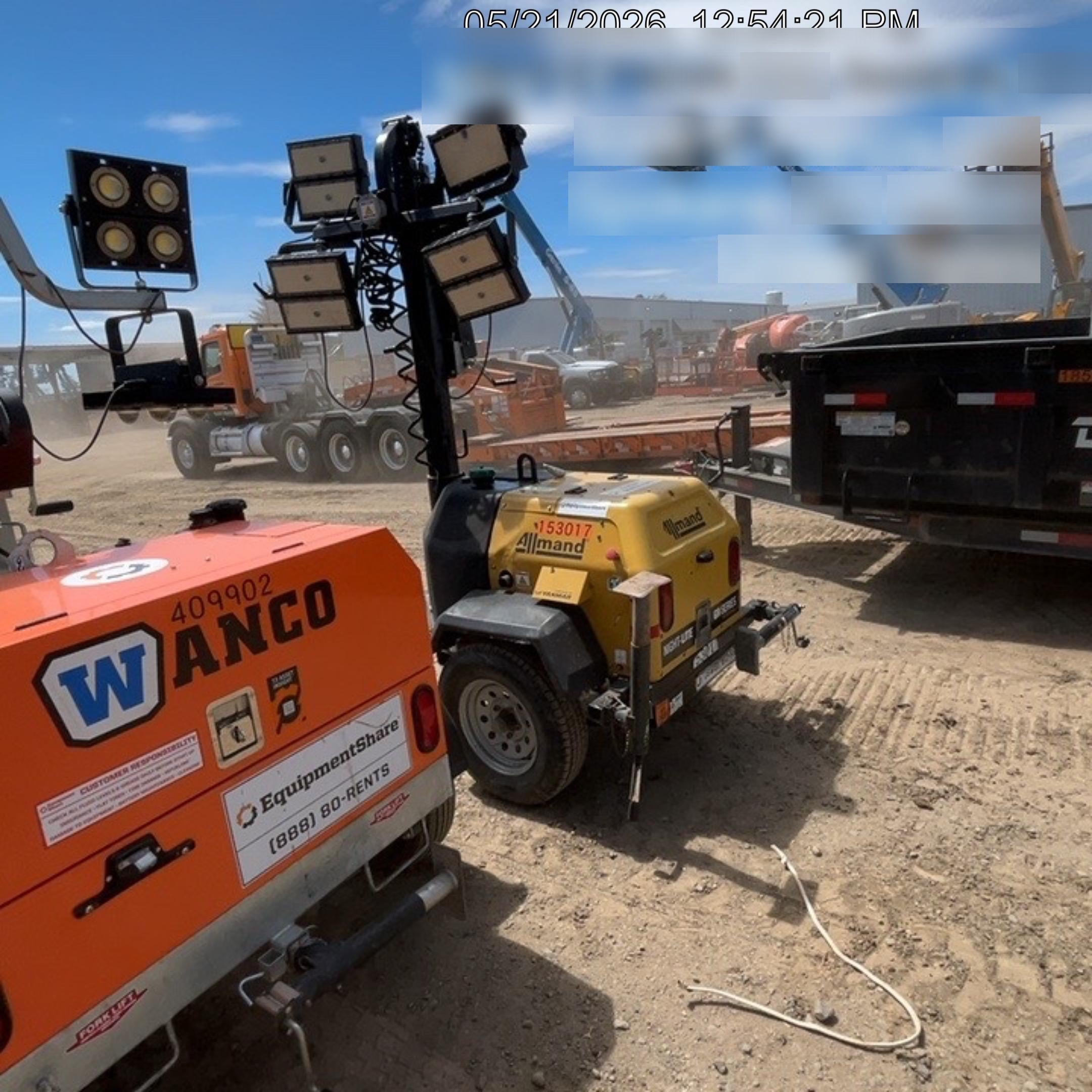 2024 Wanco WLTT-4MM4K Diesel, Deep Sea Controller, Shore Power Plug, Auto Start, (4) 350W LED Floodlights, 4kW Generator, 60 Gal Fuel Tank, 2" Ball, T3
