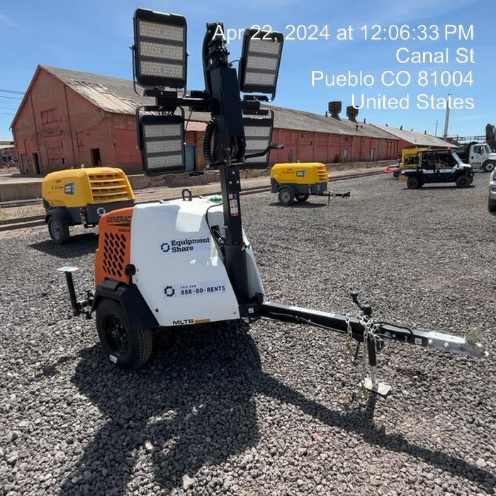 2023 Generac MLT2 Diesel, Flex Switch 120V Input, Powerzone Controller, 
(4) 320W LED Lights, 4kW Generator, 39.9 Gal Fuel Tank, 2" Ball, T3