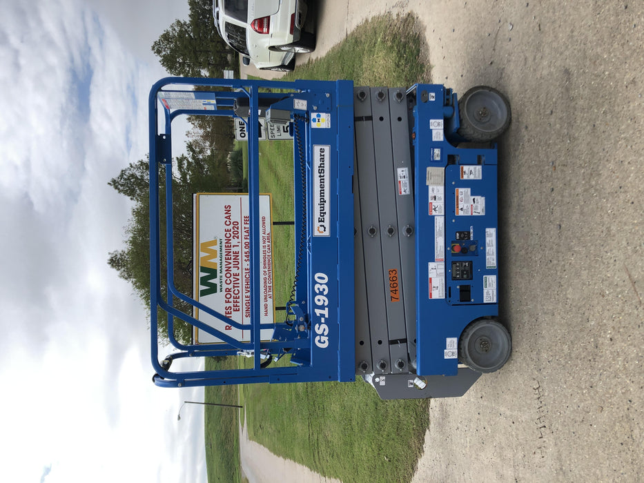 2020 Genie GS-1930 Fixed rails with chain entry gate - Pre A92.20