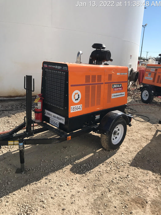 2021 Lincoln Electric Vantage 549X Ready Pak 3, ORANGE (includes trailer, cable rack, fender light kit)